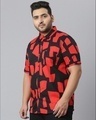 Shop Men's Black Colorblock Stylish Half Sleeve Casual Shirt-Design