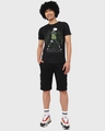 Shop Men's Black Copy Ninja Graphic Printed T-shirt-Design