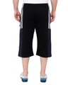 Shop Men's Black Cotton 3/4 th Shorts-Design