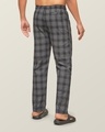 Shop Men's Black Cotton Checkmate Lounge Pants-Design