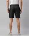 Shop Men's Black Cotton Linen Shorts-Design