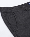 Shop Men's Black Cotton Linen Shorts