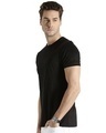 Shop Men's Black Cotton Plain T-shirt