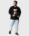 Shop Men's Black CR 200M Graphic Printed Oversized Plus Size T-shirt-Design