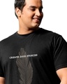 Shop Men's Black Create Good Stories Graphic Printed Plus Size T-shirt