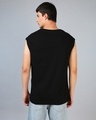 Shop Men's Black Create Good Stories Typography Super Loose Fit Vest-Design