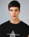 Shop Men's Black Create Good Stories Typography Super Loose Fit Vest