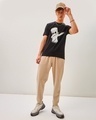Shop Men's Black Dab Marshmello Graphic Printed T-shirt-Full