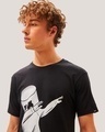 Shop Men's Black Dab Marshmello Graphic Printed T-shirt