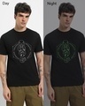 Shop Men's Black Dark Mark Graphic Printed T-shirt-Front