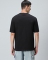 Shop Men's Black Deadpool Duo Graphic Printed Oversized T-shirt-Full