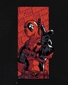 Shop Men's Black Deadpool Reloaded Graphic Printed Oversized Sweatshirt