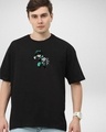 Shop Men's Black Deku Graphic Printed Oversized T-shirt-Design