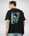 Shop Men's Black Deku Graphic Printed Oversized T-shirt-Full