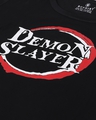 Shop Men's Black Anime Demon Slayer Typography Vest
