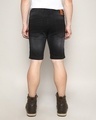 Shop Men's Black Distressed Shorts-Design