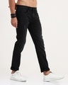 Shop Men's Black Distressed Skinny Fit Jeans-Design