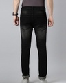 Shop Men's Black Distressed Slim Fit Jeans-Full