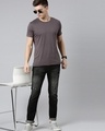 Shop Men's Black Distressed Slim Fit Jeans