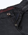 Shop Men's Black Distressed Slim Fit Jeans