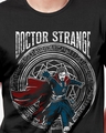 Shop Men's Black The Sorcerer Supreme Marvel Graphic Printed T-shirt (Glow In Dark)