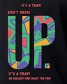 Shop Men's Black Dont Grow Up Graphic Printed Hoodies