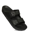 Shop Men's Black Double Buckle Sliders