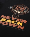 Shop Men's Black Anime Dragon Ball Z Never Give Up Graphic Printed T-shirt