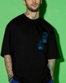 Shop Men's Black Dream Graphic Printed Oversized T-shirt