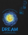 Shop Men's Black Dream Graphic Printed Oversized T-shirt