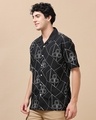 Shop Men's Black Embroidered Oversized Shirt-Design