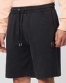 Shop Men's Black Embroidered Shorts