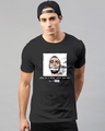 Shop Men's Black Eminem Shady Graphic Printed Cotton T-shirt-Front