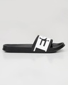 Shop Men's Black Escape Silicon Pool Sliders-Design