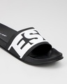 Shop Men's Black Escape Silicon Pool Sliders
