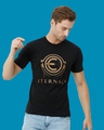 Shop Men's Black Eternals Graphic Printed T-shirt-Front