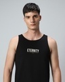 Shop Men's Black Eternity Graphic Printed Vest