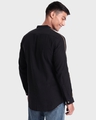 Shop Men's Black Ethnic Tape Relaxed Fit Shirt-Design