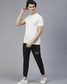 Shop Men's Black Everything Is A Choice Typography Joggers