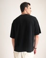 Shop Men's Black Evolve Puff Printed Oversized T-shirt