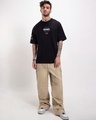 Shop Men's Black Explorer NASA Graphic Printed Oversized T-shirt
