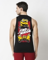 Shop Men's Black Find Your Inner Minion Graphic Printed Vest-Design