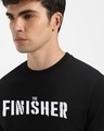 Shop Men's Black Finisher Graphic Printed T-shirt