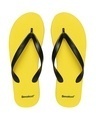 Shop Men's Black Flip-Flops-Front