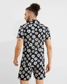 Shop Men's Black Floral Printed Cotton Co-Ord Set-Design