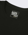 Shop Men's Black Flower Nahi Fire Hai Mai Back Printed Plus Size T-shirt