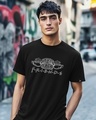Shop Men's Black Friends Central Perk Graphic Printed T-shirt-Front