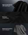 Shop Men's Black Friends & Feelings T&J Graphic Printed Oversized T-shirt