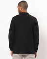 Shop Men's Black Full Sleeve Polo T-shirt-Design