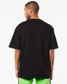 Shop Men's Black Game On Joystick Graphic Printed Oversized Fit T-shirt-Design